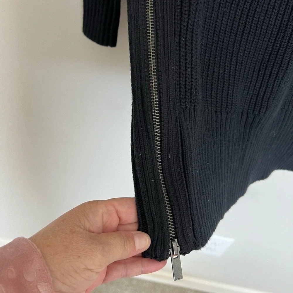 💕 Banana Republic Turtleneck‎ Sweater Cotton Black Size S